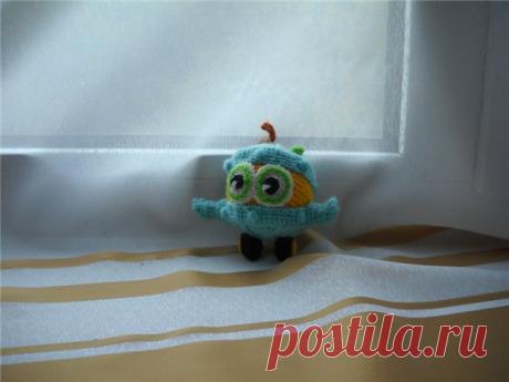 Вязаные смешарики: робот Биби. Описание вязания - Вязаные игрушки - Схемы вязания - Авторский проект Натальи Грухиной