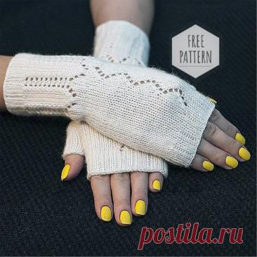 White Elegant Gloves Free Pattern