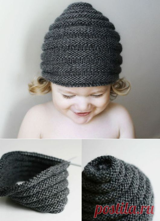 Вязание детской шапочки Улей | ДОМОСЕДКА