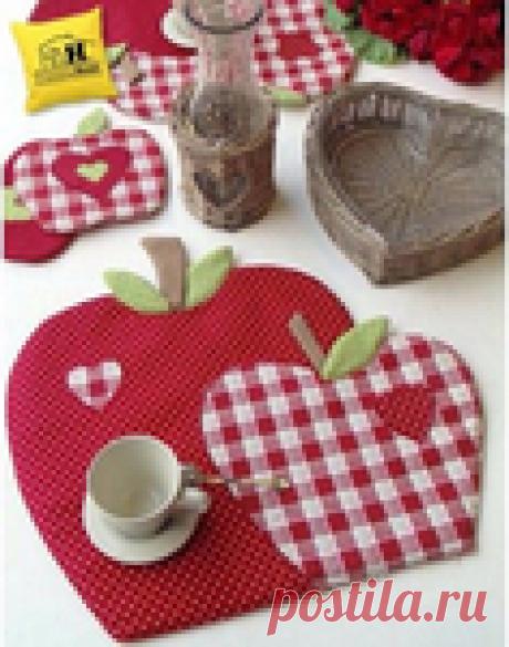 Шьем яблочки для кухни в стиле пэчворк своими руками!