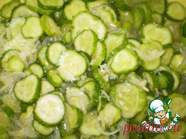 Салат сырой из огурцов на зиму - кулинарный рецепт