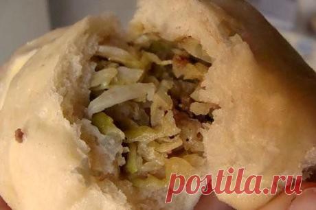 Кулинарный рецепт Пянсе - пирожки на пару с фото