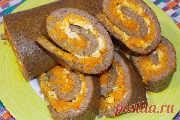 Печеночный рулет в духовке | CityWomanCafe.com