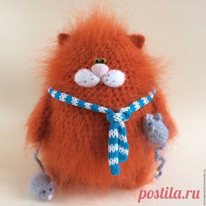 Котофей Мышелов – купить в интернет-магазине на Ярмарке Мастеров с доставкой Котофей Мышелов - купить или заказать в интернет-магазине на Ярмарке Мастеров | Забавный котофей связан из ниток мохер. На шейке…