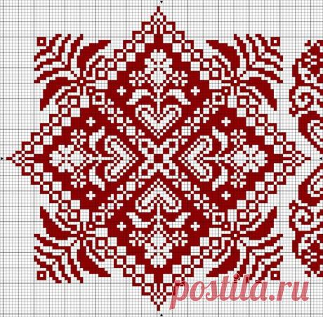 Интересные схемы для вышивки или ткачества — Сделай сам, идеи для творчества - DIY Ideas