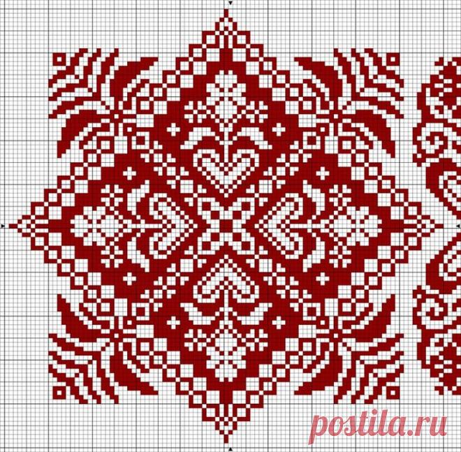 Интересные схемы для вышивки или ткачества — Сделай сам, идеи для творчества - DIY Ideas
