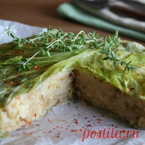 Капустная шарлотка
