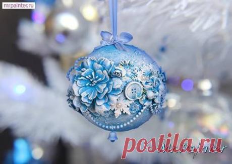 Новогодний шар. Мастер-класс.