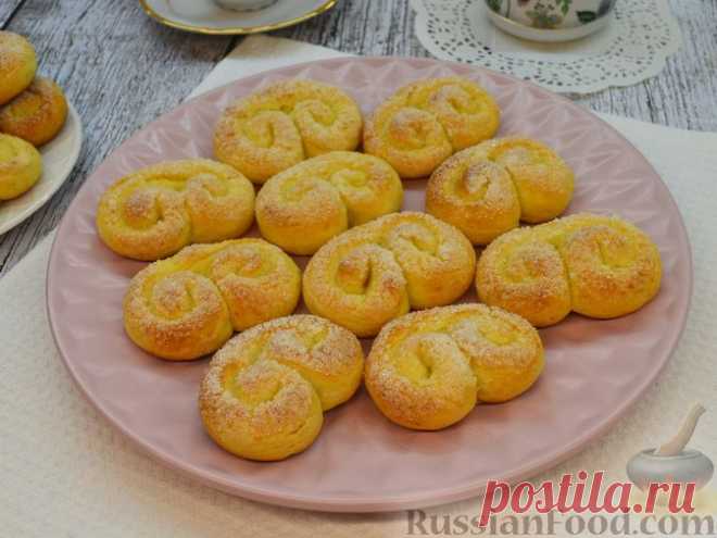 Рецепт: Творожные крендели на RussianFood.com
