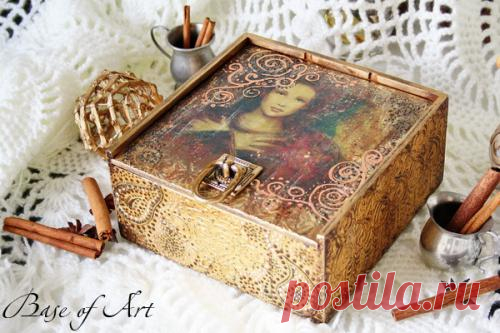 Шкатулка «Сирена». Мастер-класс от Base of Art