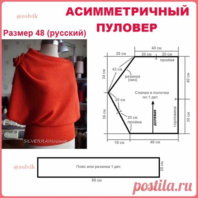 Интересные идеи блузок и не только: с выкройками или вариантами моделирования