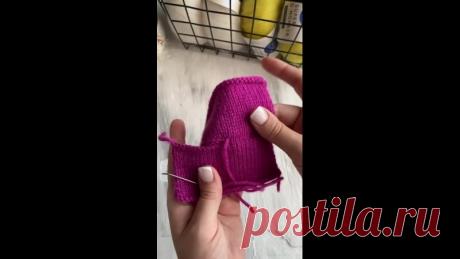 Шов "петля в петлю" по закрытым петлям
#уроки_вязания #трикотажныйшов