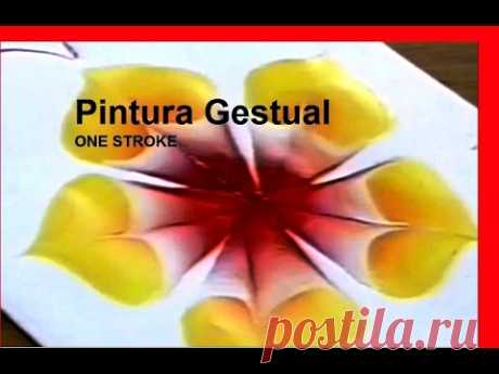 ONE STROKE EXERCISE - Pintura Gestual - Exercício