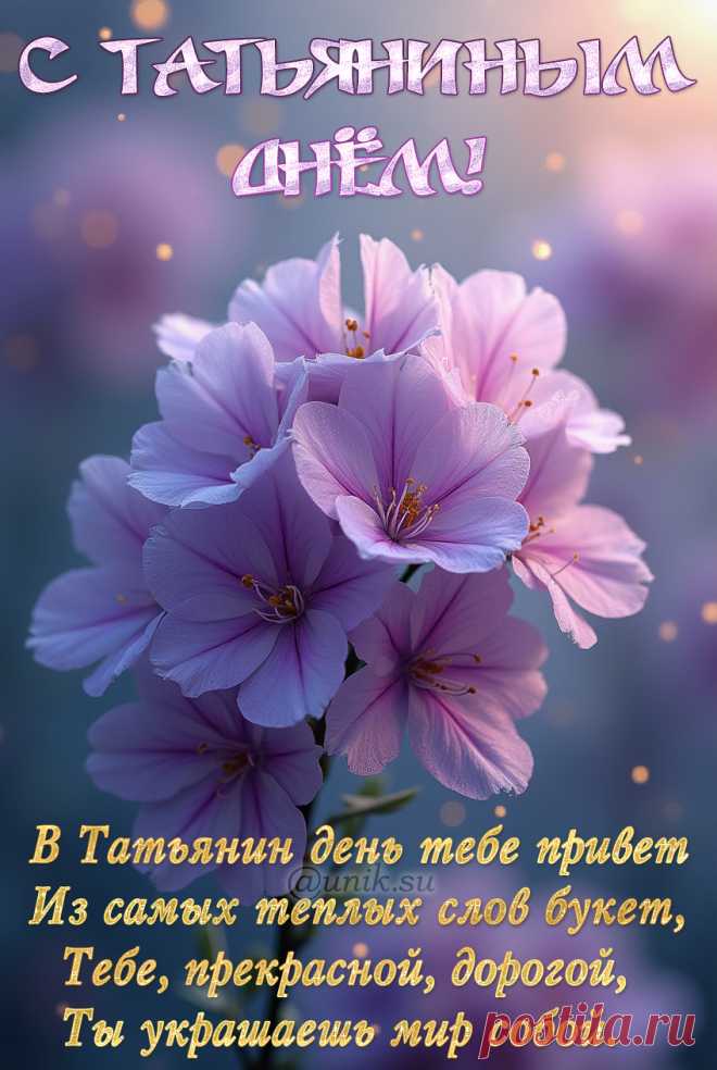 открытки с Татьяниным днем