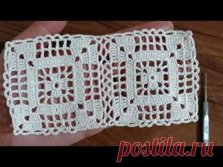 Tığişi Örgü Runner Masa Örtüsü Modeli Yapımı & Crochet