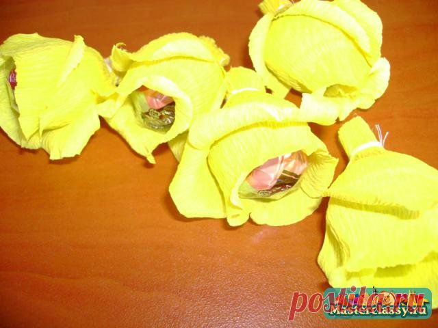 Летний подарок из конфет. Полевые цветы. Мастер- класс с пошаговыми фото / Мастерклассы Блоги