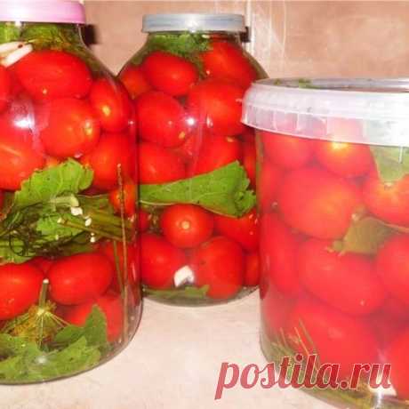 Как сделать помидоры в банках, но со вкусом бочковых.