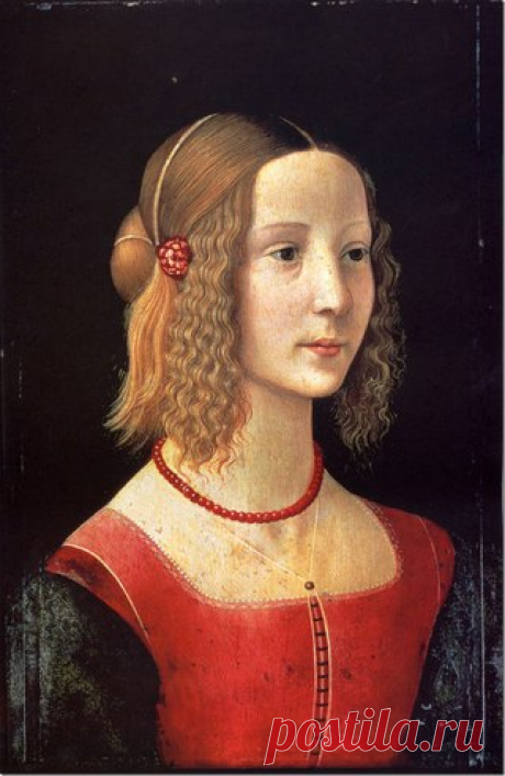 Domenico Ghirlandaio (1449 — 1494)
Portrait of a Girl