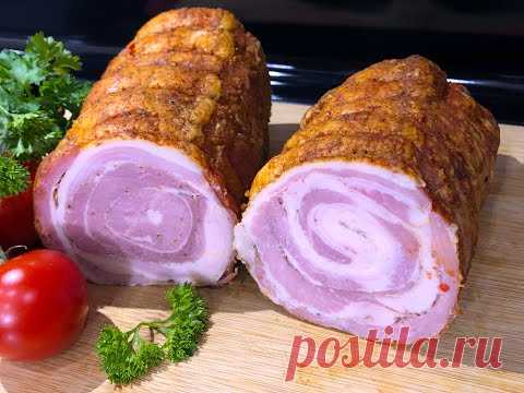 Дешевое МЯСО к Праздничному Столу, Вкуснее самой дорогой колбасы, ПРОВЕРЕНО! Деликатес покорил всех!2кг подчеревок или грудинка без кожи
ИНГРЕДИЕНТЫ на 1 кг:
1/2 ч л перец горошек;
1 ч л семена кориандра;
15 г соли + 2 г нитритной соли 6,25% ( если Вы используете нитритную соль 0,5-0,6%  нужно 17 г нитритной соли на 1 кг мяса;
1/4 ч л лавровый лист молотый;
1/2 ч л сухой чеснок;
1/4 ч л уцхо сунели или хмели сунели;
1 ч/л острая аджика;
1 ч/л паприка;
Духовка100C готовим д...