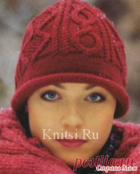 Шапка с ромбами (Knitsi.ru). - Страна Мам