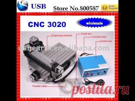 Работа станка с ЧПУ CNC 3020
