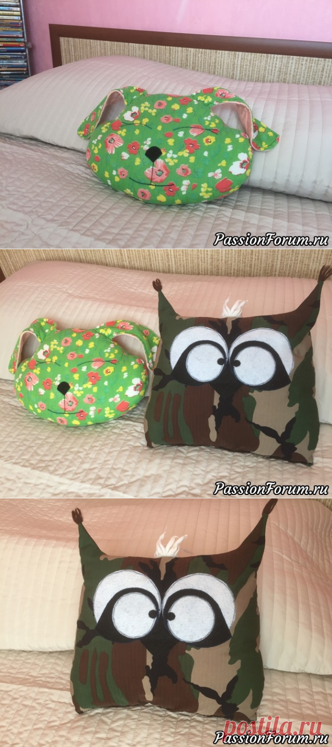 Подушки - Сплюшки - запись пользователя Зинаида (Зинаида) в сообществе Новая жизнь старых вещей в категории Все для дома