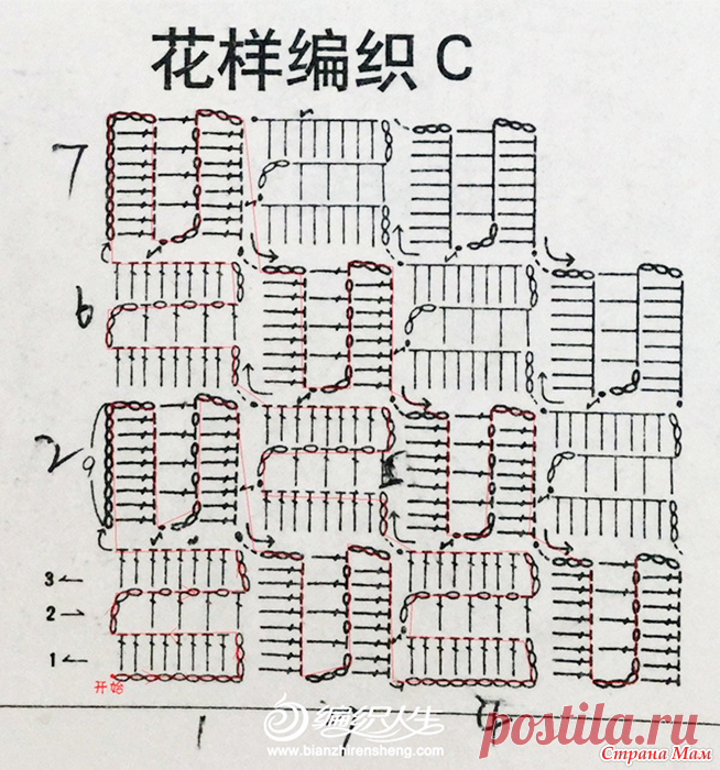 Схемы к бело-розовой жакетке-безрукавке: Фото альбомы - Страна Мам