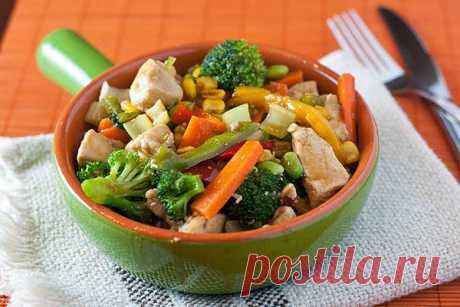 InVkus: Тушеная курица с овощами