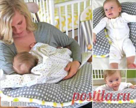 Little Sunshine Support Pillow for Nursing & More | Sew4Home
