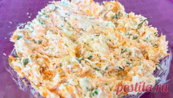 Простая морковная закуска: экономный вариант на праздничный стол | Так вкусно, что съедается первой на столе | Почавкаем | Пульс Mail.ru