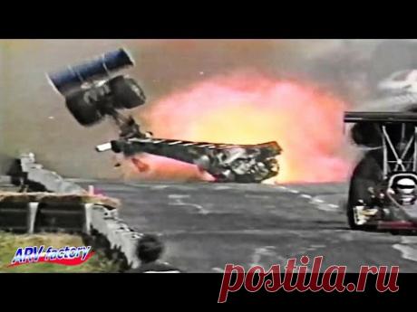 ★Crash Compilation #2 【Drag Racing, 80's &amp; 90's Crash】