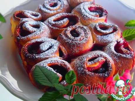 Пирог со сливами - кулинарный рецепт