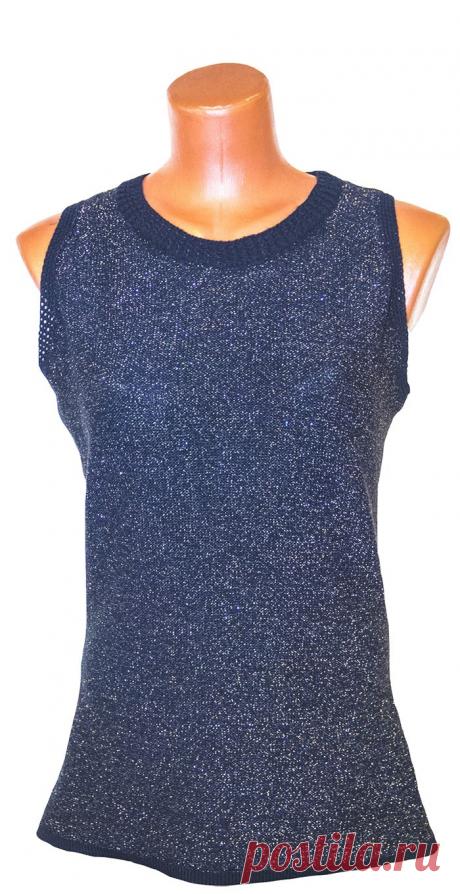 Туника "Блестящая"
Изготовление: Готовая работа  
Описание
Модель выполнена на основе машинного трикотажа (двойная вязка- снизу хлопок, сверху пряжа с люрексом) с ручной отделкой ирландским кружевом (вставка на спине). При изготовлении использована пряжа 100%-ный хлопок и смесовая пряжа с люрексом. Уникальный дизайн выделит обладательницу вещи, состав пряжи создаст комфорт летним вечером.
Бренд: Studio Vita700