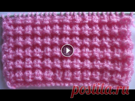Плотный узор Плотный узор #плотныйузор для ручного #вязания Этот #узор хорошо подойдёт для вязания одежды и аксессуаров #вязаниенаспицах...