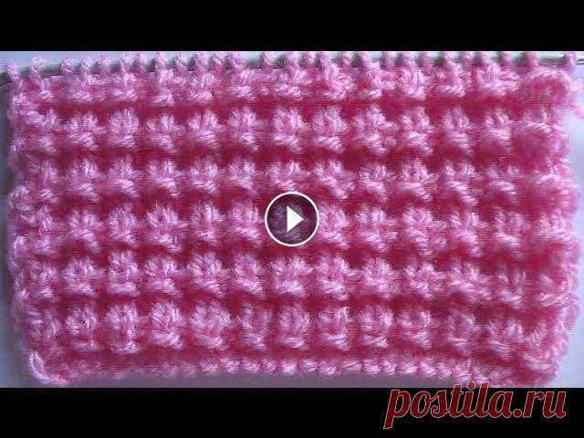 Плотный узор Плотный узор #плотныйузор для ручного #вязания Этот #узор хорошо подойдёт для вязания одежды и аксессуаров #вязаниенаспицах...