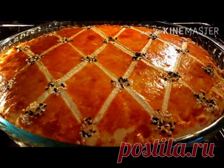 Скорее сохраняйте рецепт! Это просто "бомба", а не Пирог! Шикарный Пирог с Начинкой/Красивый Пирог.