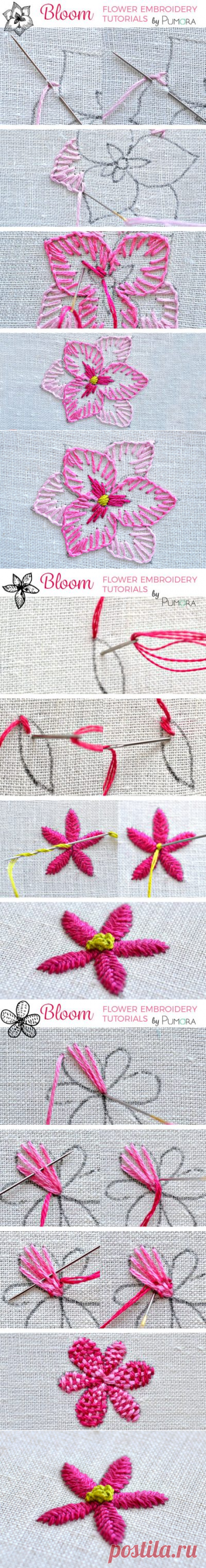 Вышивка: фото-уроки — Сделай сам, идеи для творчества - DIY Ideas