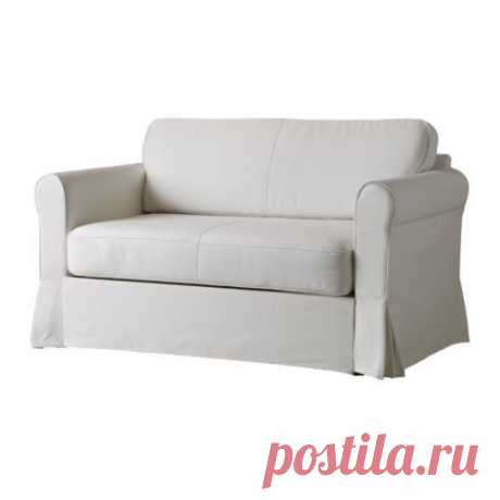 ХАГАЛУНД Диван-кровать 2-местный - Блекинге белый - IKEA