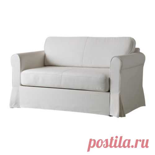 ХАГАЛУНД Диван-кровать 2-местный - Блекинге белый - IKEA