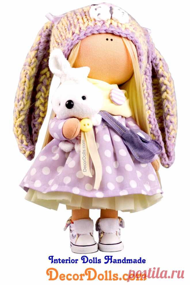 Nursery Decor Doll, Handmade Tilda Doll, Interior Art Doll, Soft Rag Doll, Fabric Cloth Doll, Baby Love Doll by Alena Hello, dear visitors!This is handmade cloth doll created by Master Alena R (Moscow, Russia). Doll is made BY ORDER. Order production time is 10 weeks. FREE SHIPPING TO ANY COUNTRYDoll is 30 cm (11.8 inch) tall and made of only quality materials.You can find them in our shop searching by artist name, stated in the end o