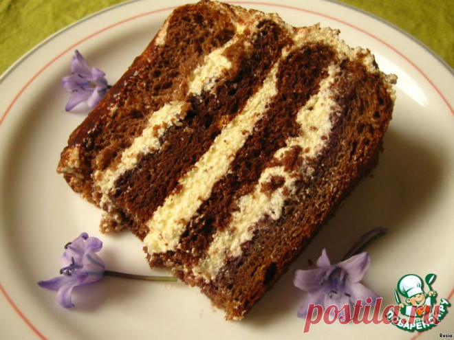 Торт "Птичье молоко" по-королевски ... с манкой - не уступает по вкусу оригиналу!.
