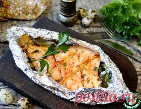 Камбала, запеченная с паприкой и петрушкой – кулинарный рецепт