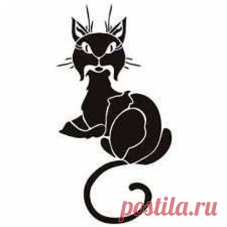 Кошки. Трафареты. / Богатая добыча