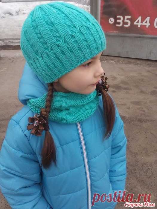 шапка (переход от резинки)