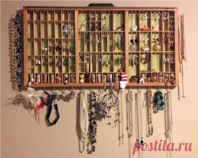 Удобные способы хранения украшений: 30 интересных примеров - Ярмарка Мастеров - ручная работа, handmade