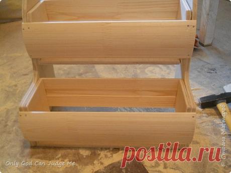 Полочка-короб на кухню. Ддекупаж.