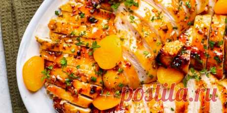 КУРИНАЯ ГРУДКА В АБРИКОСОВОЙ ГЛАЗУРИ