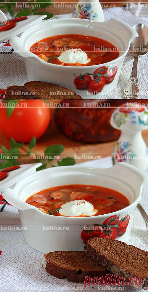 Солянка с курицей и охотничьими колбасками – рецепт приготовления с фото от Kulina.Ru