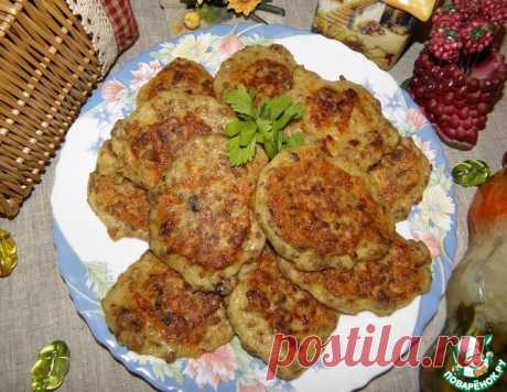 Оладьи с гречкой и мясом "Для мужчин" – кулинарный рецепт