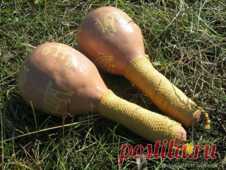 Маракасы из папье-маше